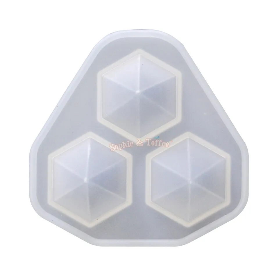 3D Diamond Silicone Mold (19mm)