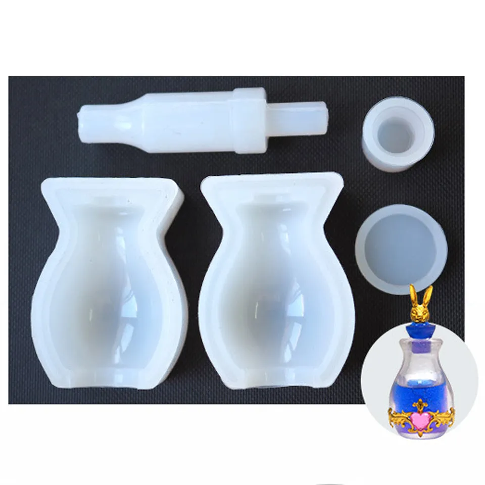 3D Miniature Bottle Silicone Mold