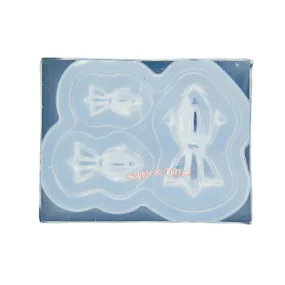 3D Miniature Goldfish Silicone Mold