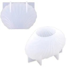 3D Seashell Silicone Mold (2 pieces)