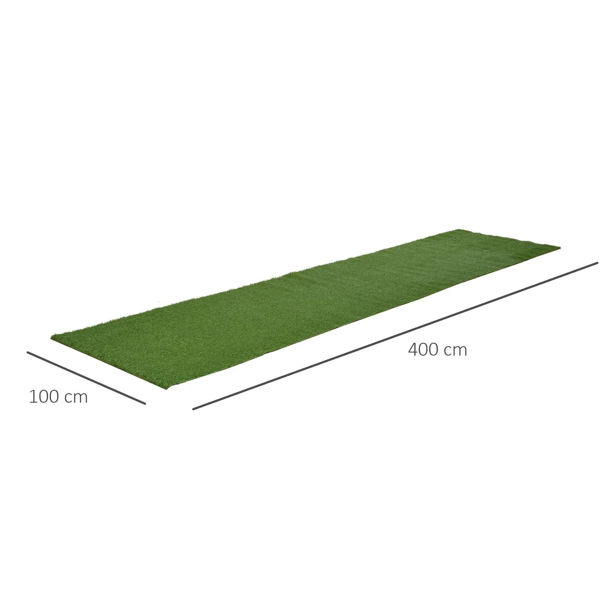 4 m x 1 m Non-toxic Artificial Grass Turf - 20mm Pile Height