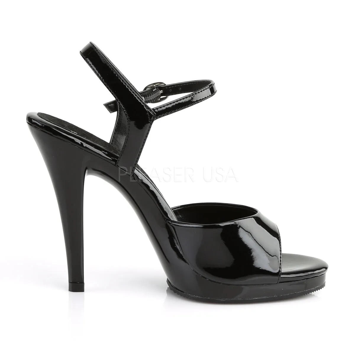 4" Heel FLAIR-409 Black Pat