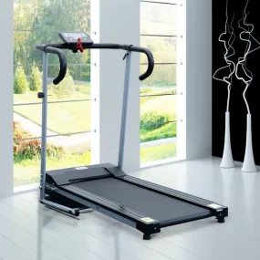 500W Electric Treadmill 28kg Folding Running Machine Fitness Exercise-Black/Grey