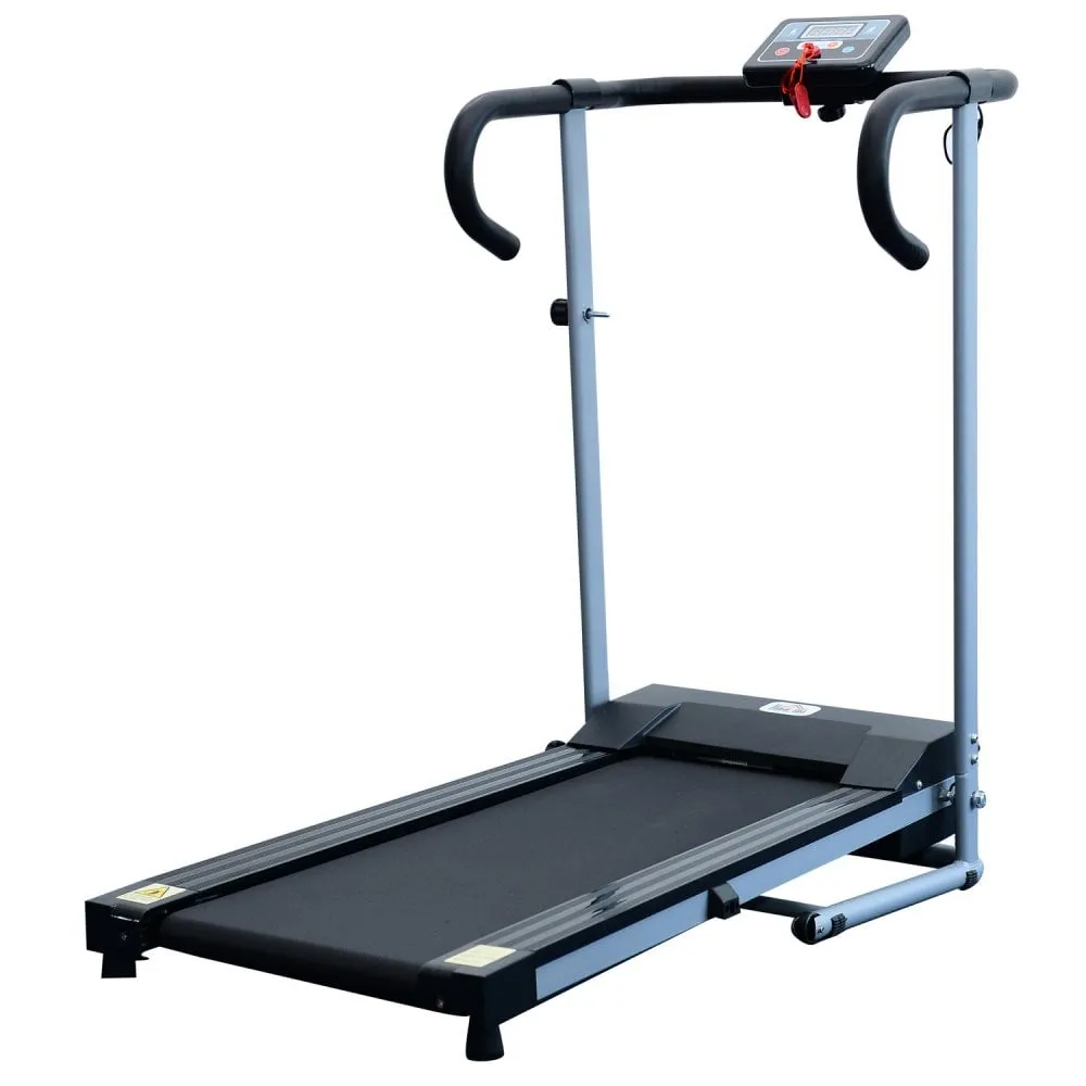 500W Electric Treadmill 28kg Folding Running Machine Fitness Exercise-Black/Grey