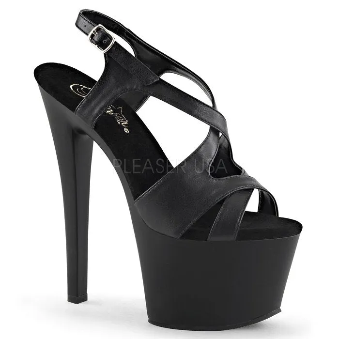 7" Stiletto Criss-Cross Platform (SKY-330)