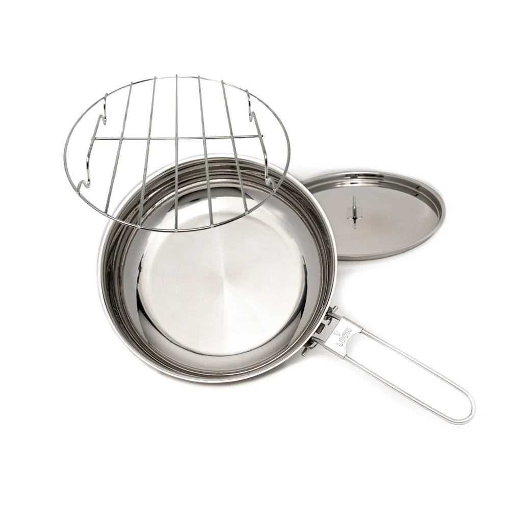 8" Skillet, Bag & Rack Combo