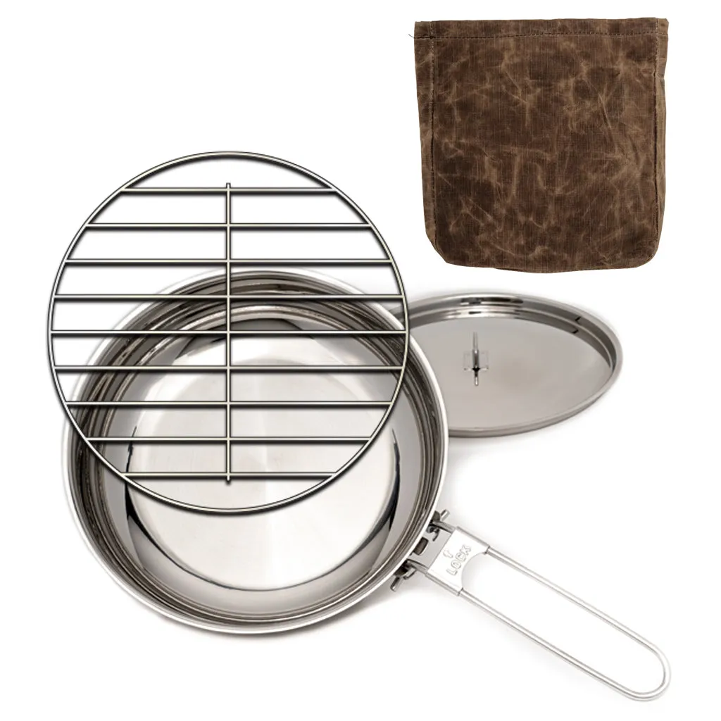 8" Skillet, Bag & Rack Combo