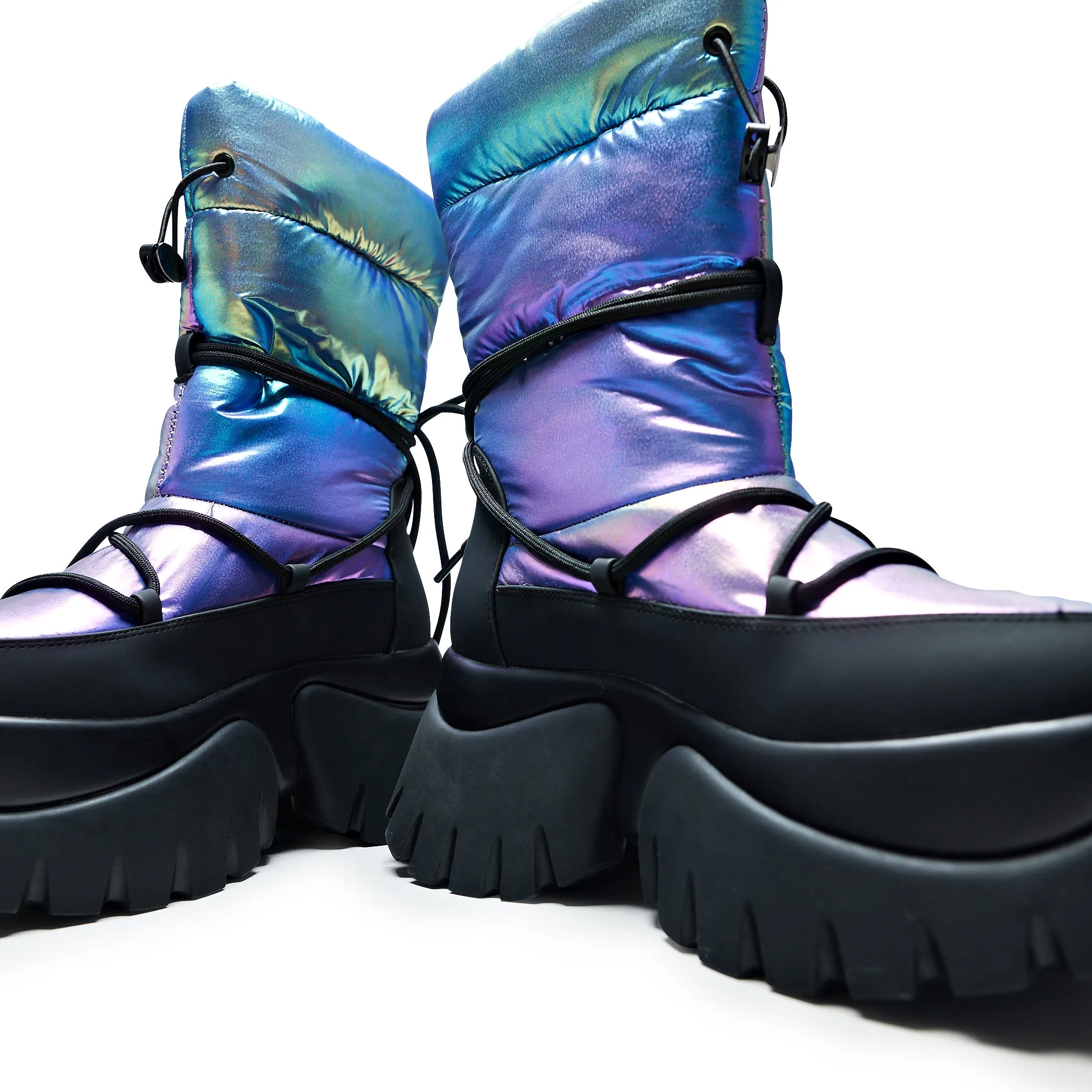 A Glass Mirage Snow Boots - Rainbow