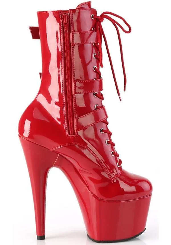 ADORE-1043 [Red Patent] | PLATFORM HEELS [PREORDER]