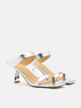 Annalise Metallic Heel Sandals