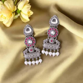 Antique Shivangi Oxidised Danglers