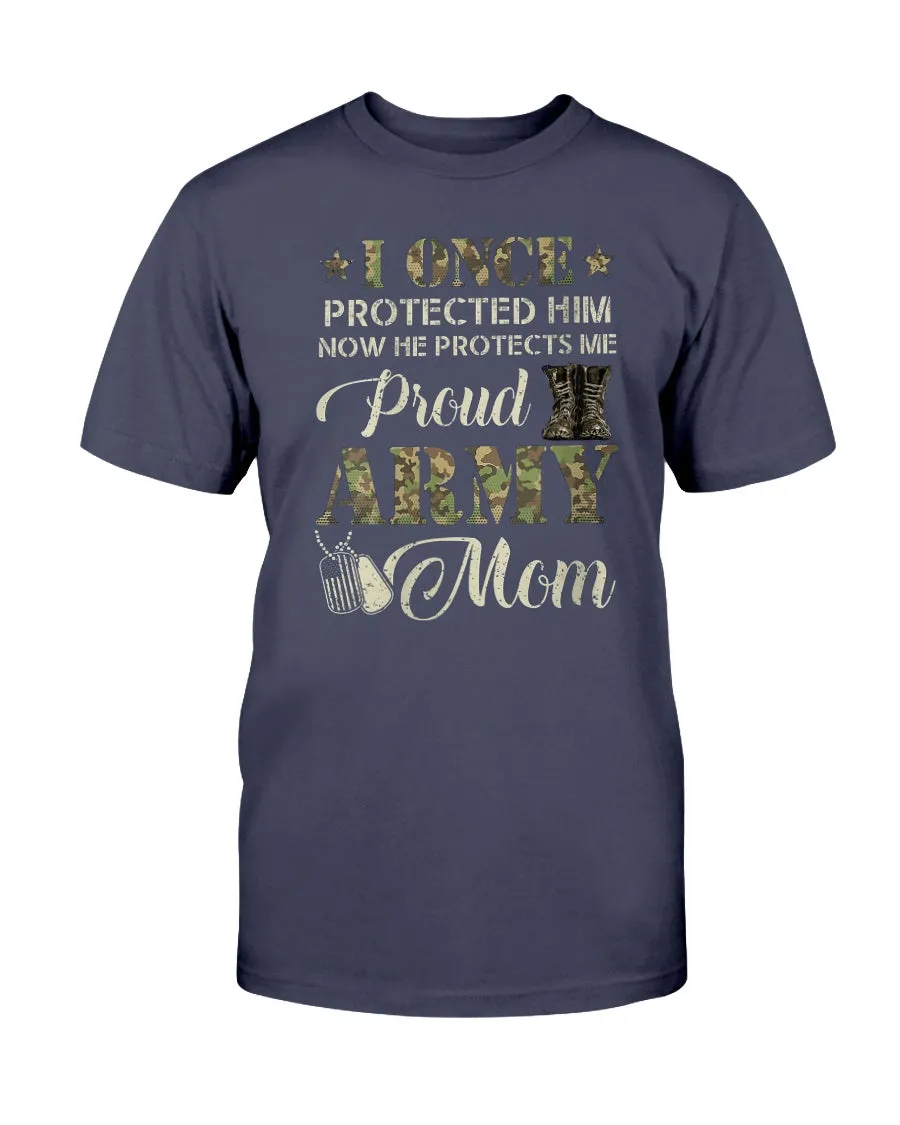 Army Mom I Once Protected Camo T-shirts