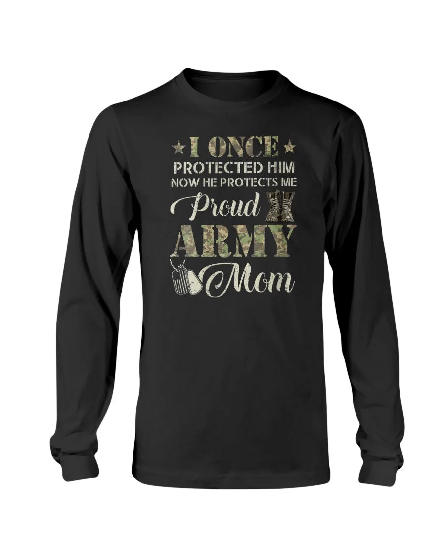 Army Mom I Once Protected Camo T-shirts