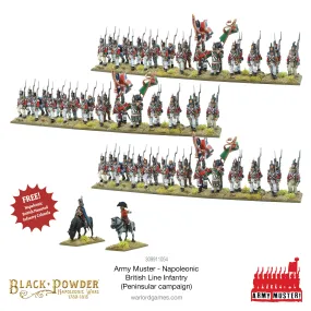 Army Muster: Napoleonic British Line Infantry (Peninsular Campaign)