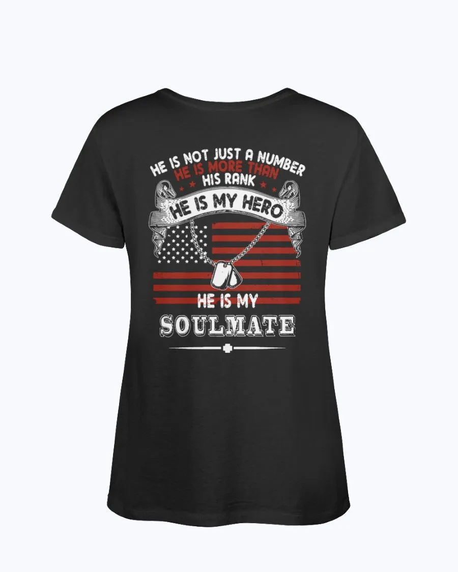 Army Wife Girlfriend Soulmate T-shirts