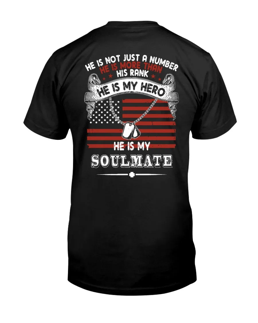 Army Wife Girlfriend Soulmate T-shirts