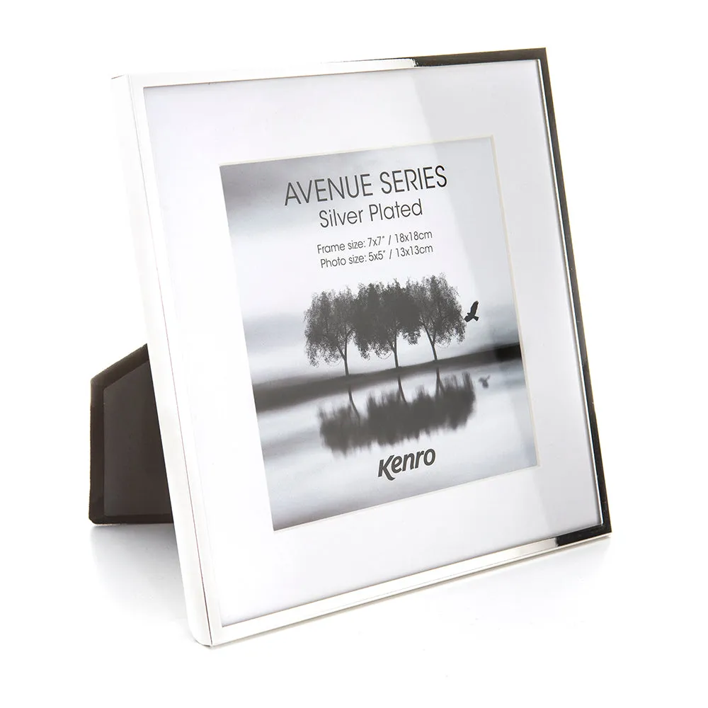 Avenue Series Silver Plated Photo Frames