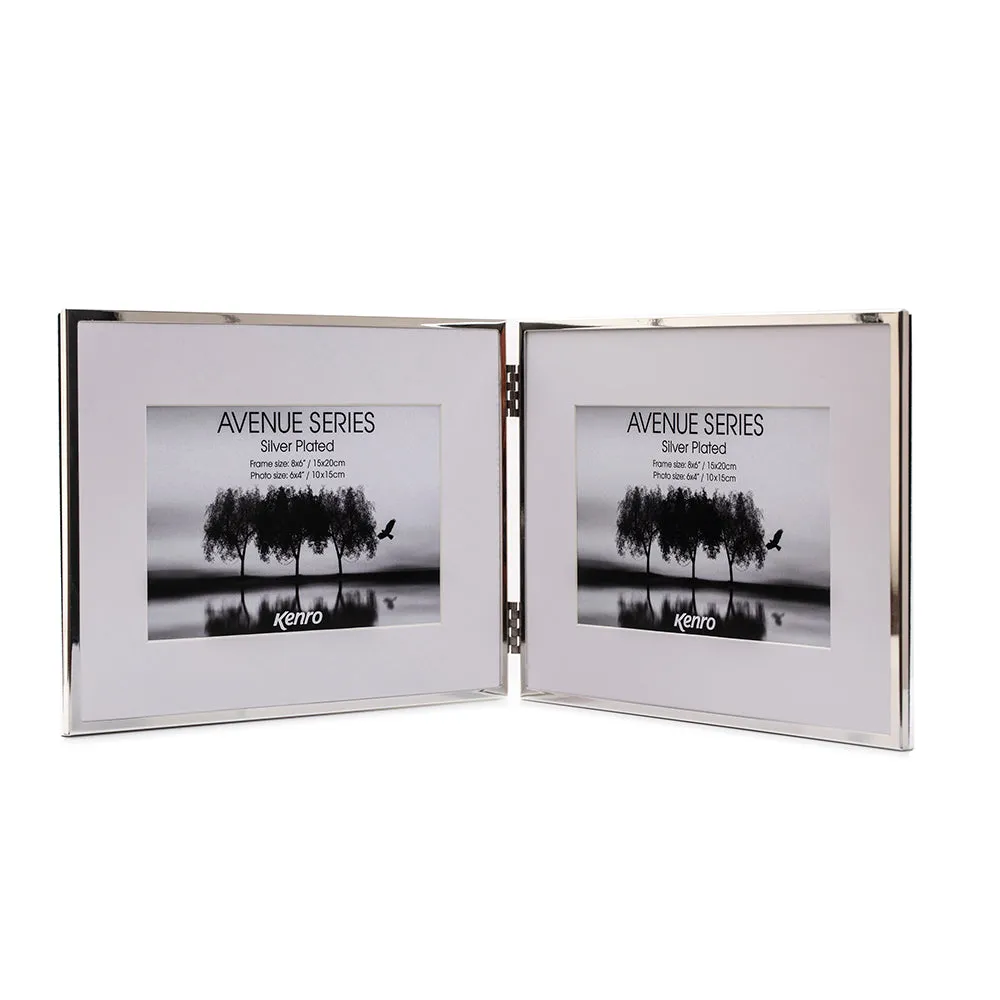 Avenue Series Silver Plated Photo Frames