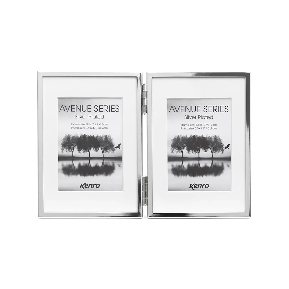 Avenue Series Silver Plated Photo Frames