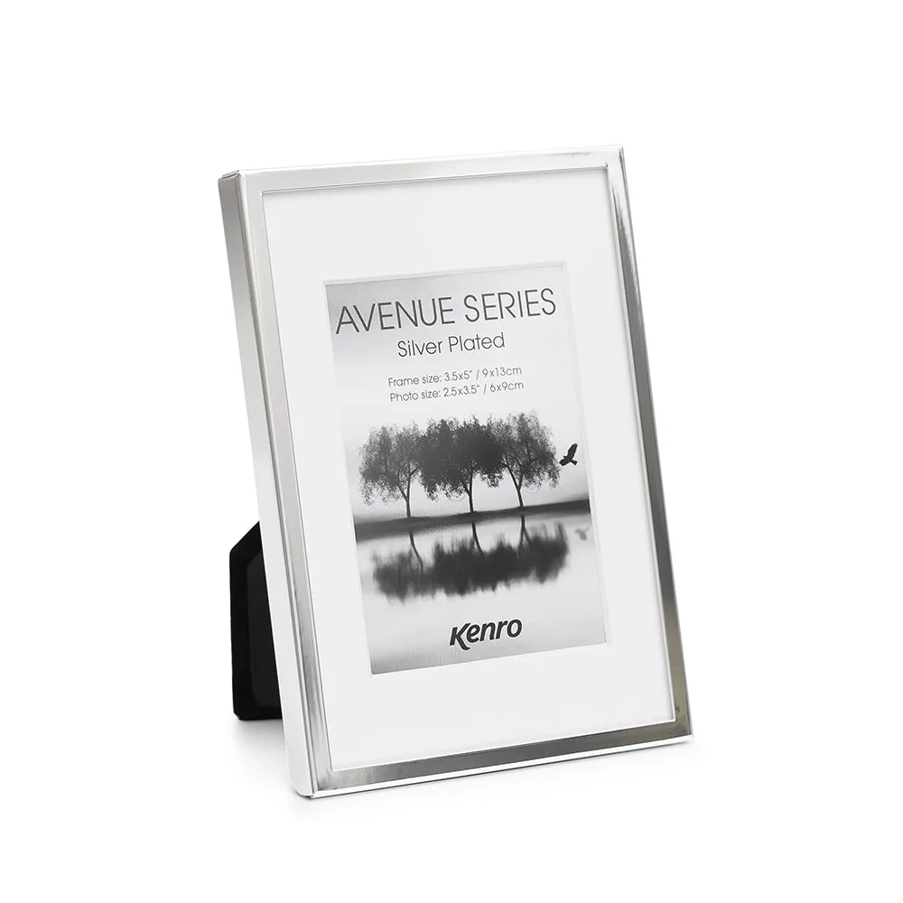 Avenue Series Silver Plated Photo Frames