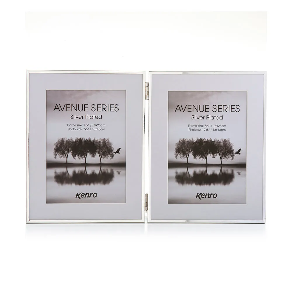 Avenue Series Silver Plated Photo Frames