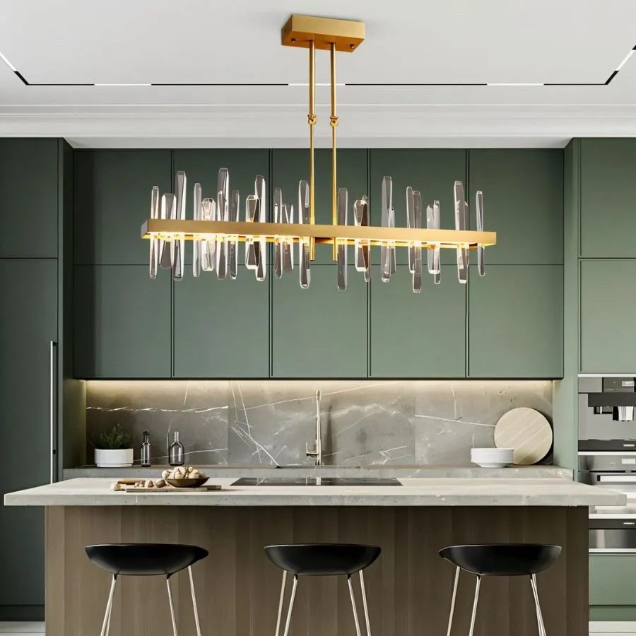 Betula Linear Crystal Chandelier