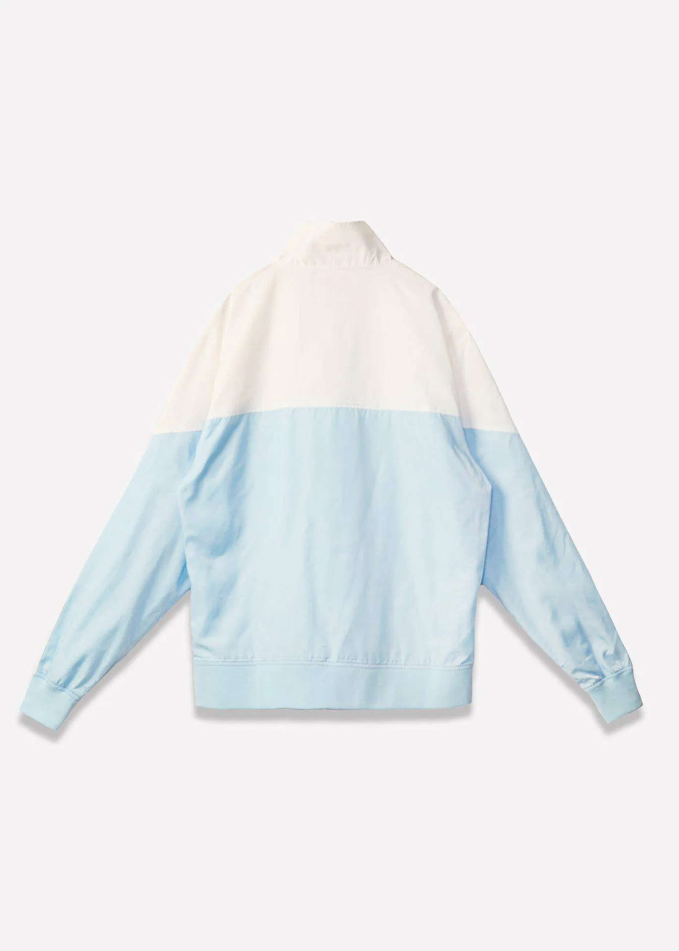 Blank State Men's Retro Swishy Track Jacket in Sky Blue