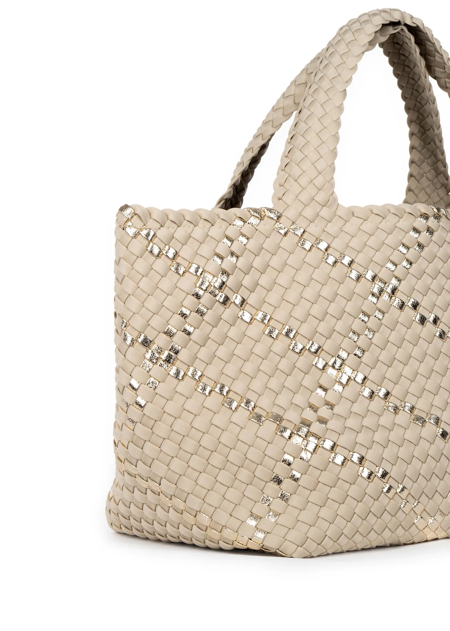 Bobbi Buff Woven Tote