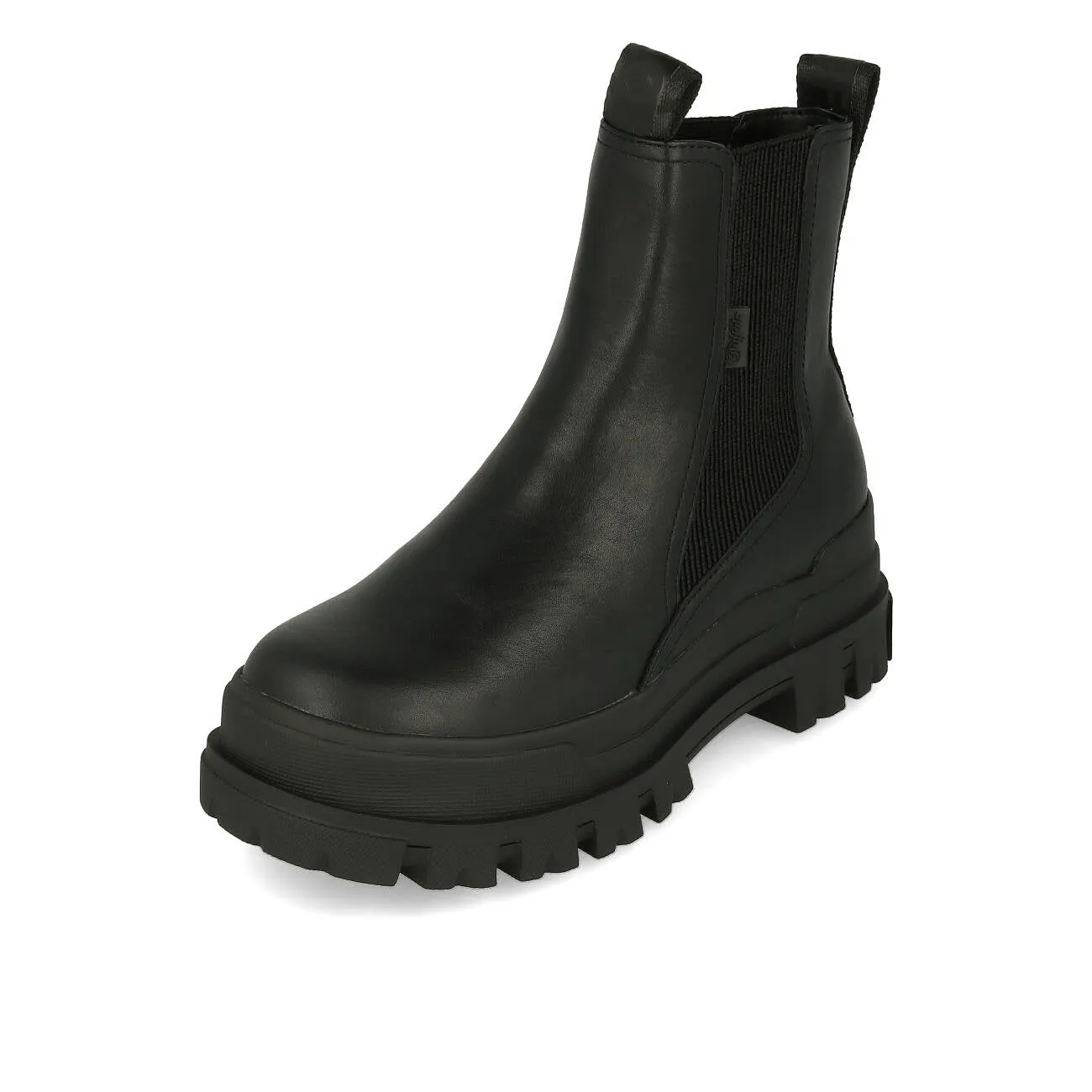 Buffalo Aspha Chelsea Boot Mid Damen Vegan Nappa Black Black