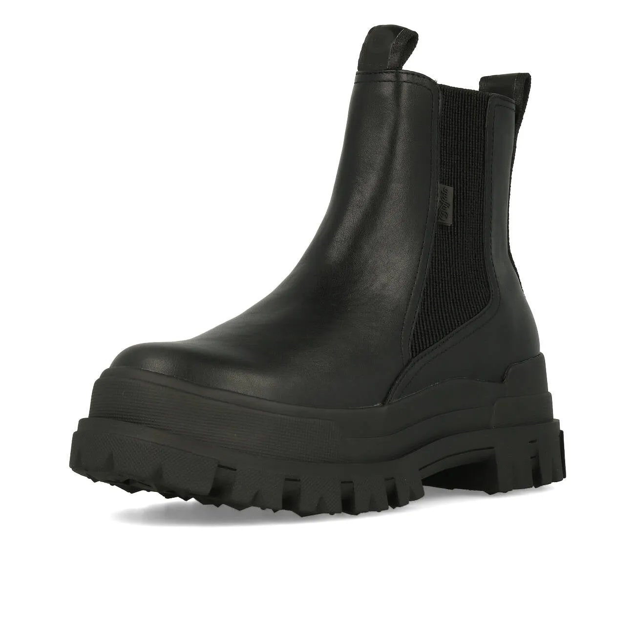 Buffalo Aspha Chelsea Boot Mid Damen Vegan Nappa Black Black