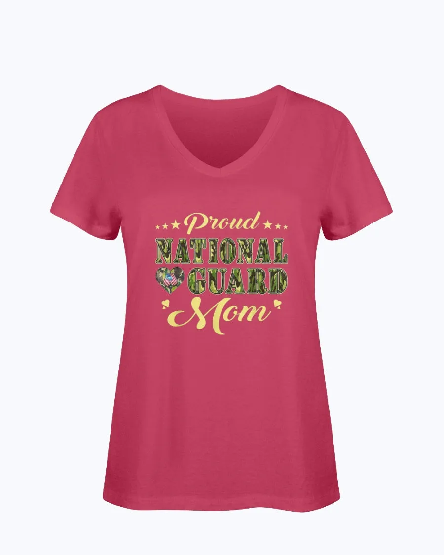 Camo Proud National Guard Mom T-shirts