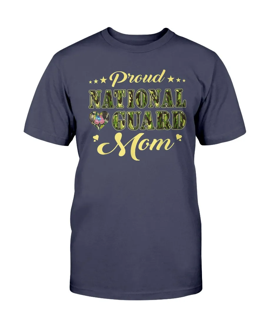 Camo Proud National Guard Mom T-shirts