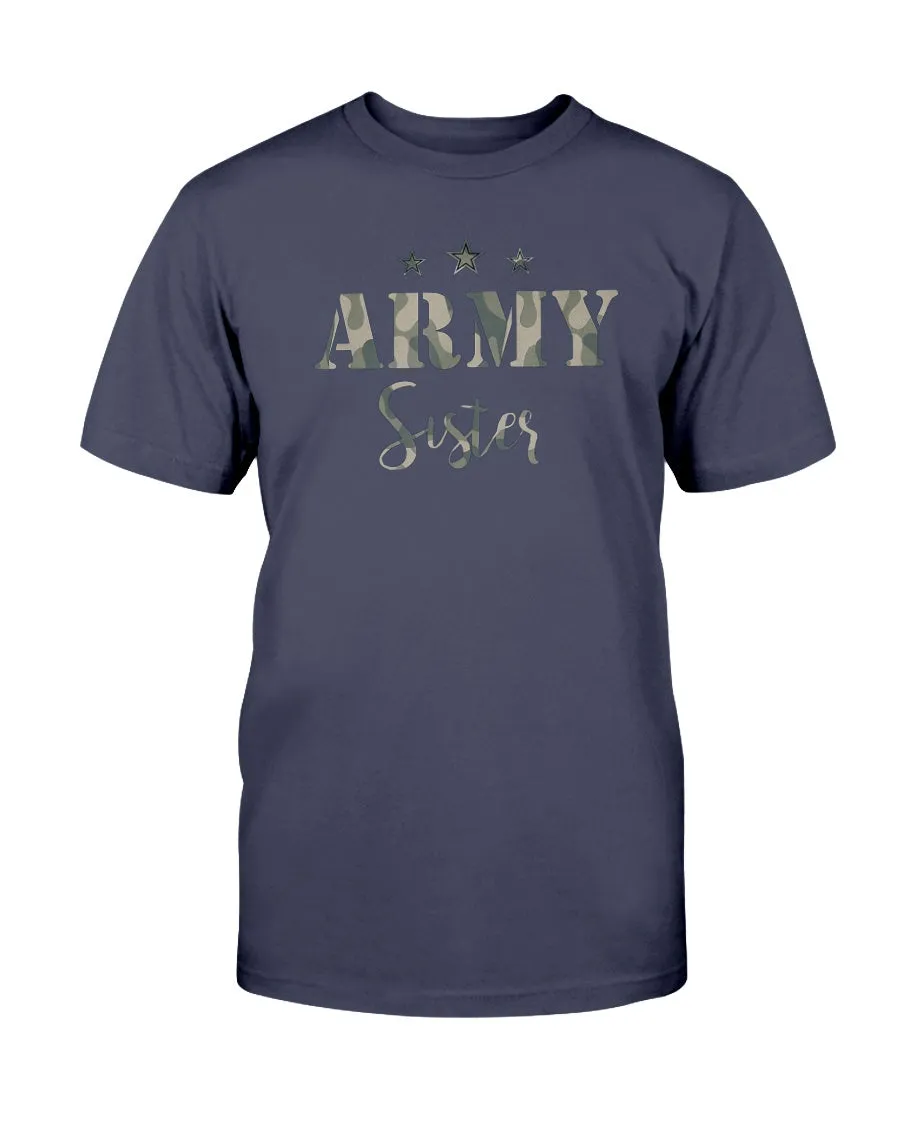 Camouflage Army Sister T-shirts