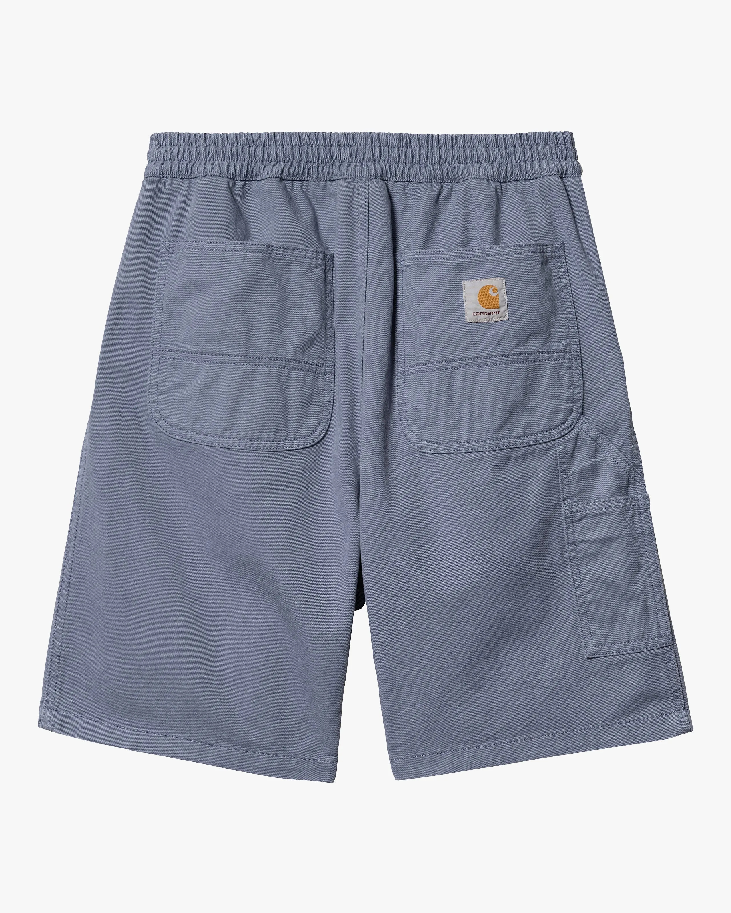 Carhartt WIP Flint Shorts - Bay Blue Garment Dyed