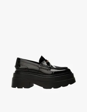 Carter Platform Loafer - Black