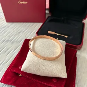 Cartier Love Bracelet Rose Gold 19