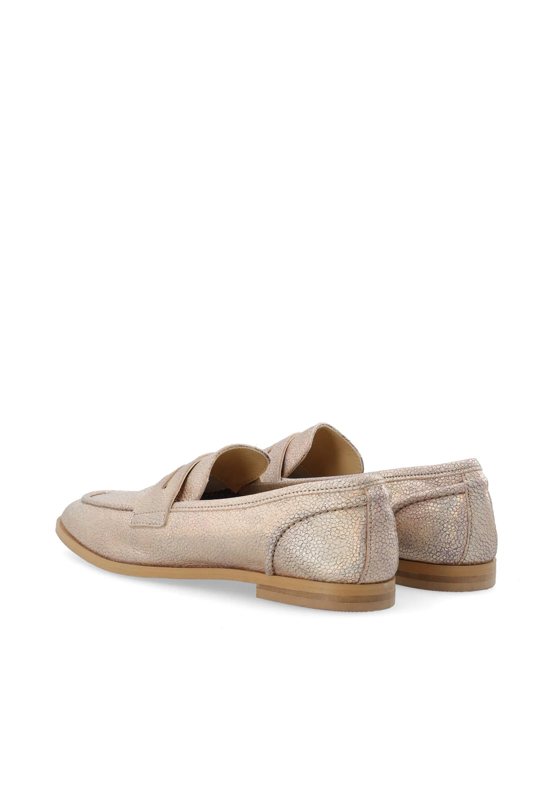 Casmimmi Beige Suede Loafers