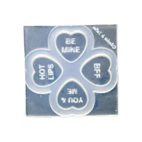 Conversation Heart Candy Mold