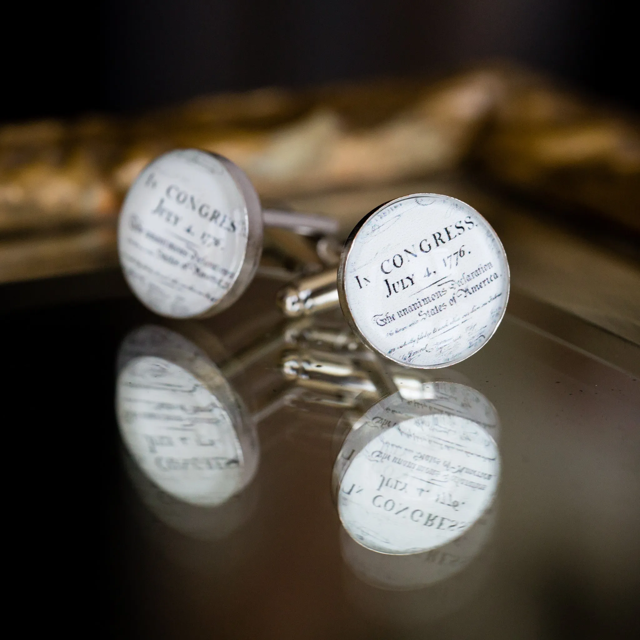 Declaration of Independence Cuff Links