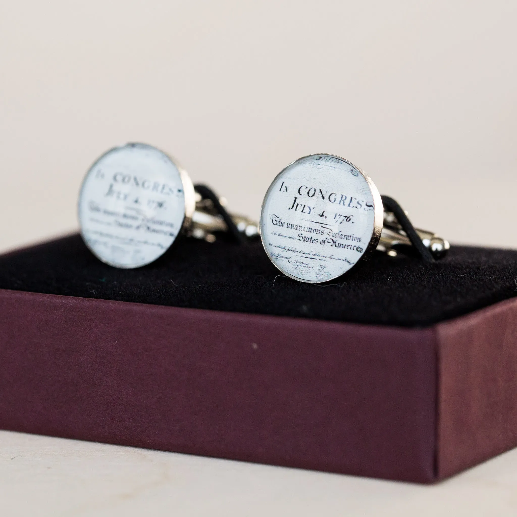 Declaration of Independence Cuff Links