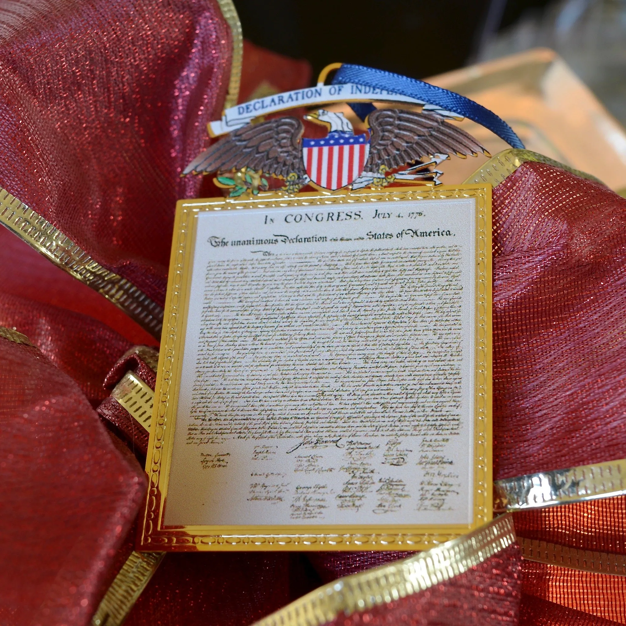 Declaration of Independence Ornament