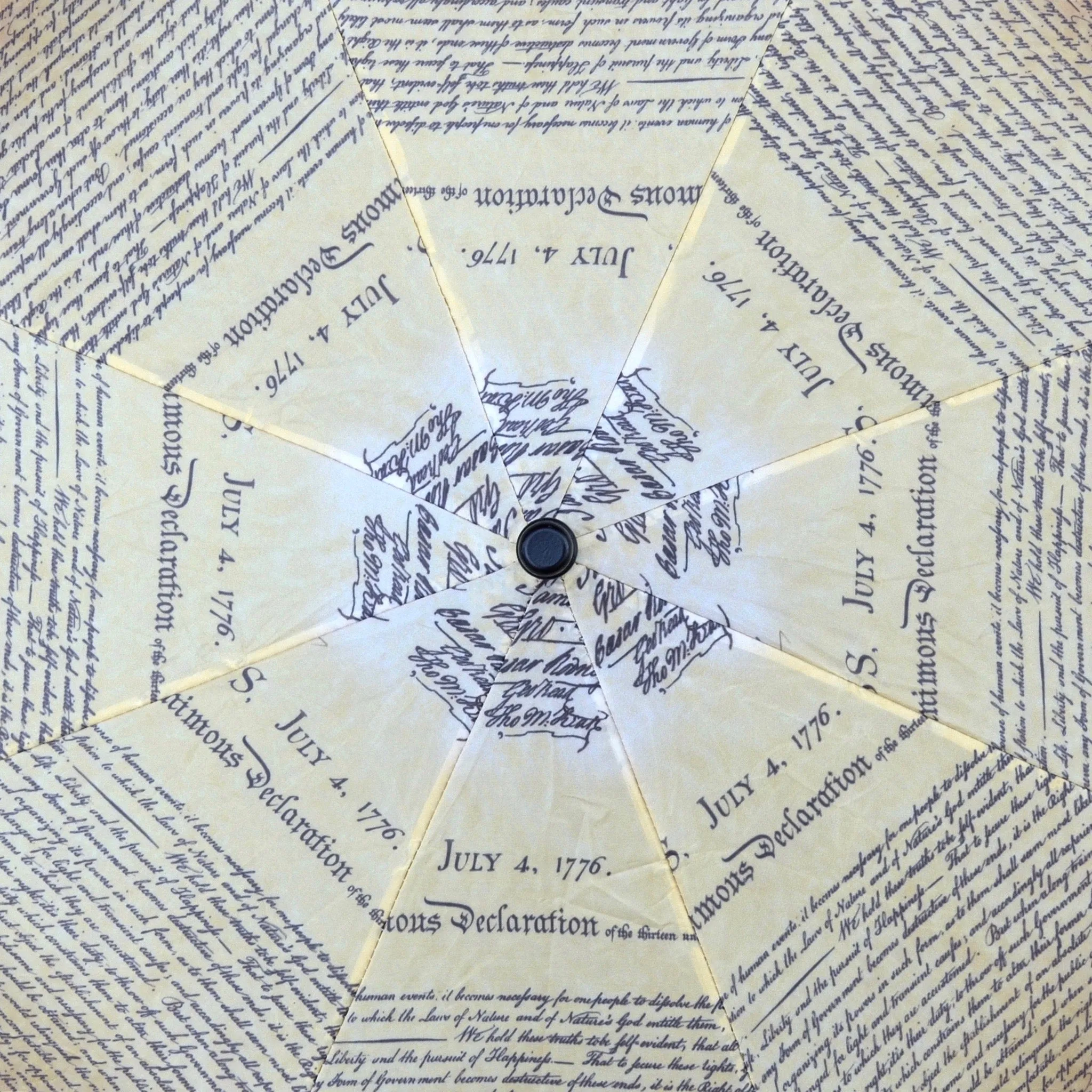 Declaration of Independence Umbrella