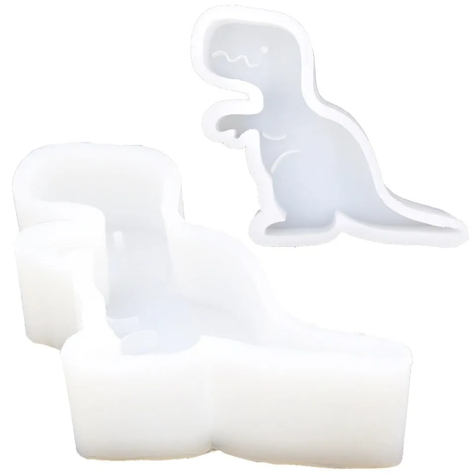 Dinosaurs Bookend Silicone Mold