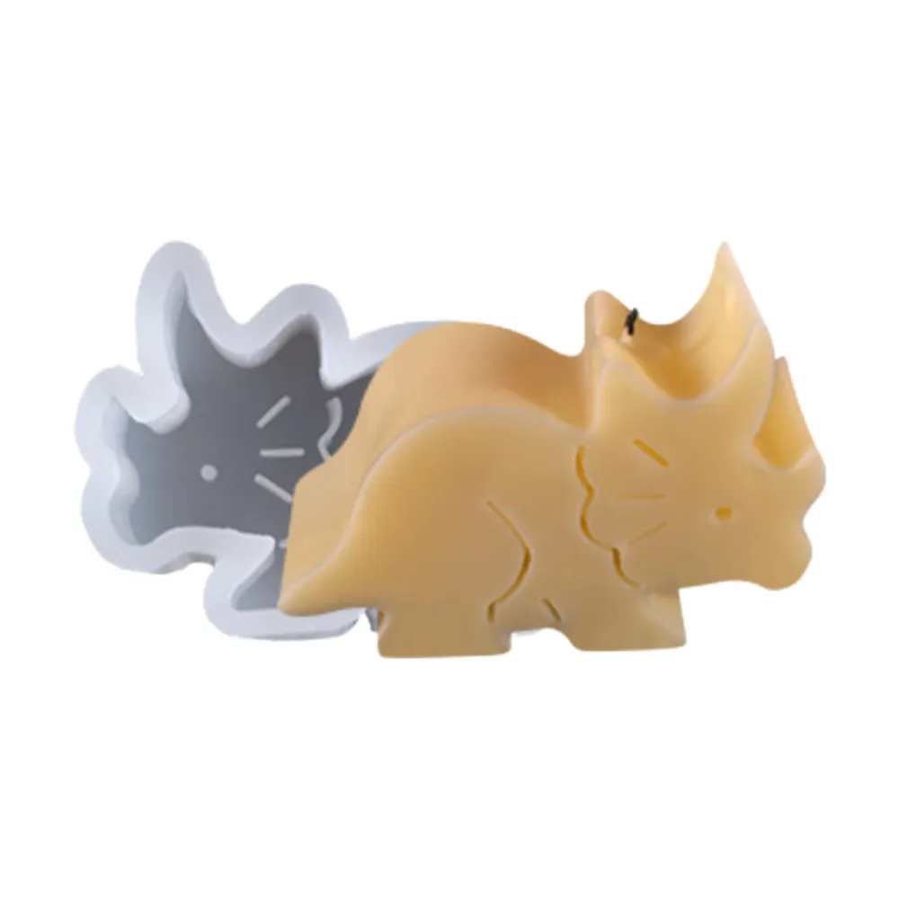 Dinosaurs Bookend Silicone Mold