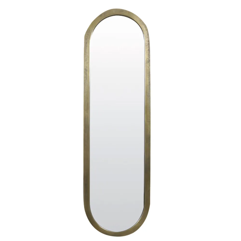 FARAH Antiqued Bronze wall Mirror 122cm