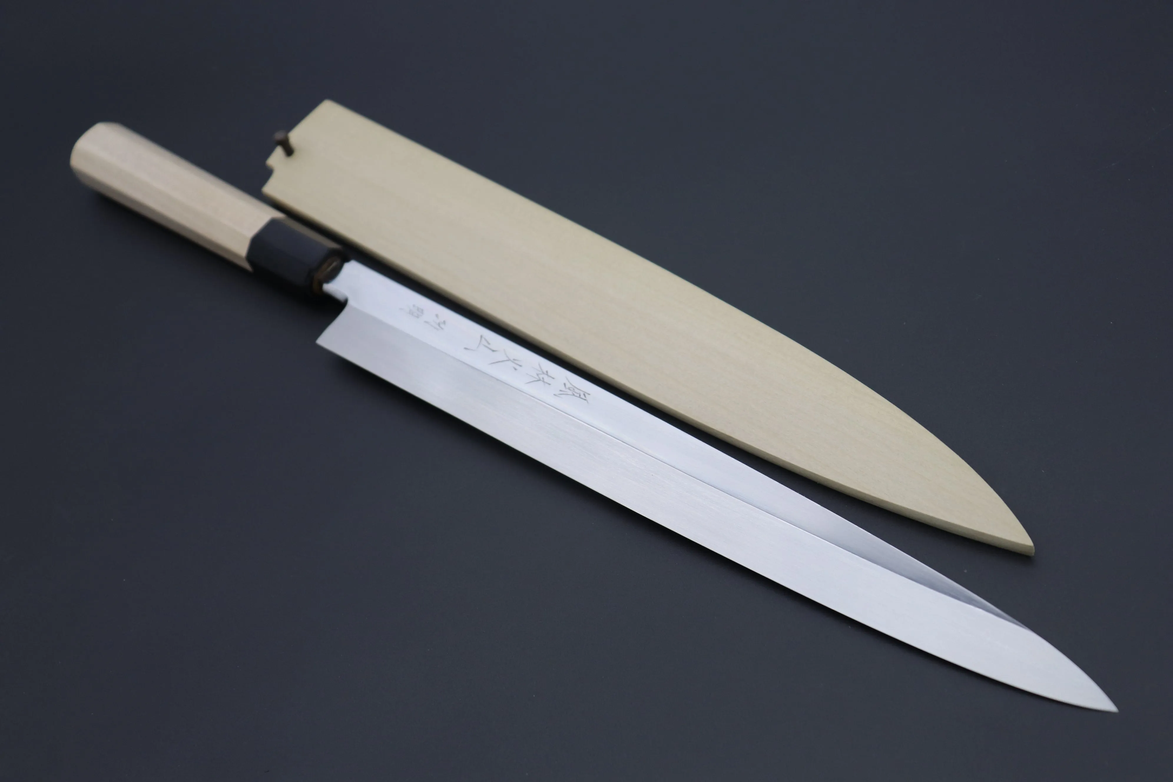 Fu-Rin-Ka-Zan Limited, (FSO-9) Solid VG-10 blade Yanagiba (270mm &  300mm, 2 Sizes, Perfectly Mirror Polished)