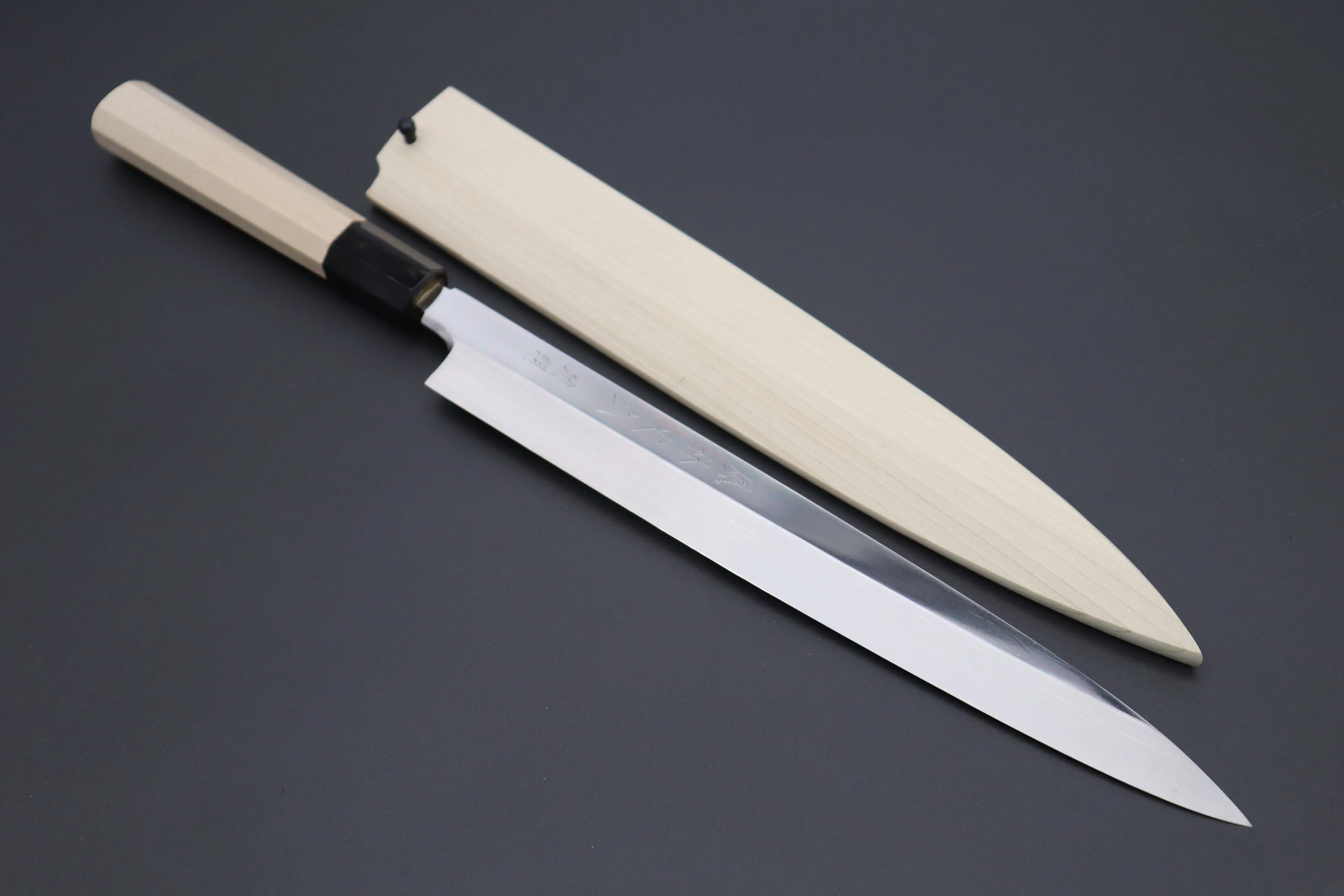 Fu-Rin-Ka-Zan Limited, (FSO-9) Solid VG-10 blade Yanagiba (270mm &  300mm, 2 Sizes, Perfectly Mirror Polished)