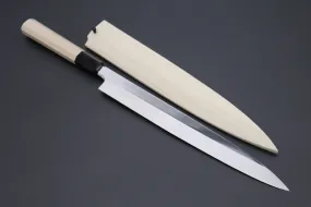 Fu-Rin-Ka-Zan Limited, (FSO-9) Solid VG-10 blade Yanagiba (270mm &  300mm, 2 Sizes, Perfectly Mirror Polished)