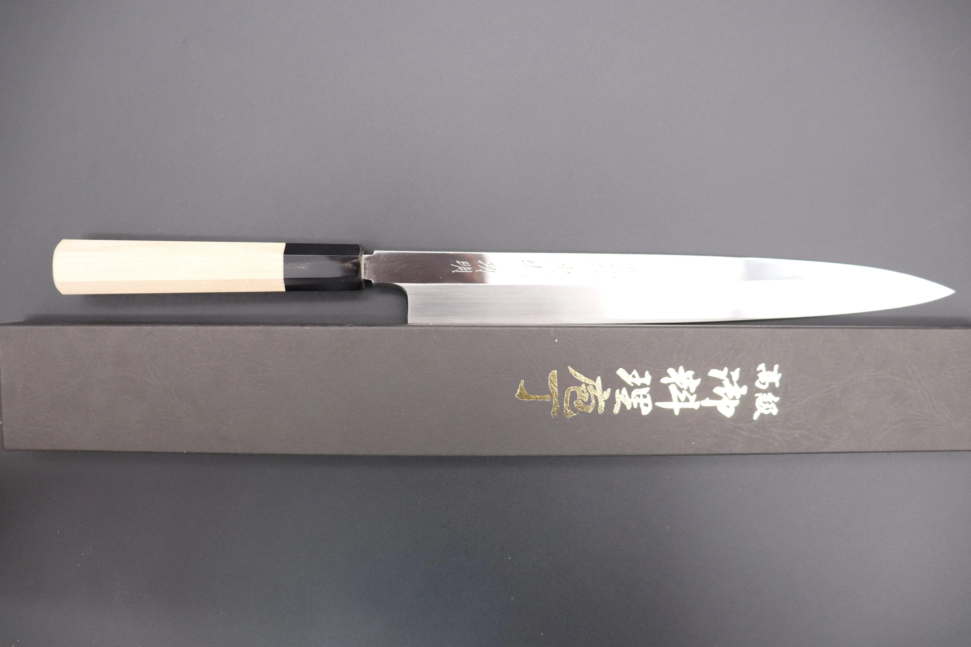 Fu-Rin-Ka-Zan Limited, (FSO-9) Solid VG-10 blade Yanagiba (270mm &  300mm, 2 Sizes, Perfectly Mirror Polished)