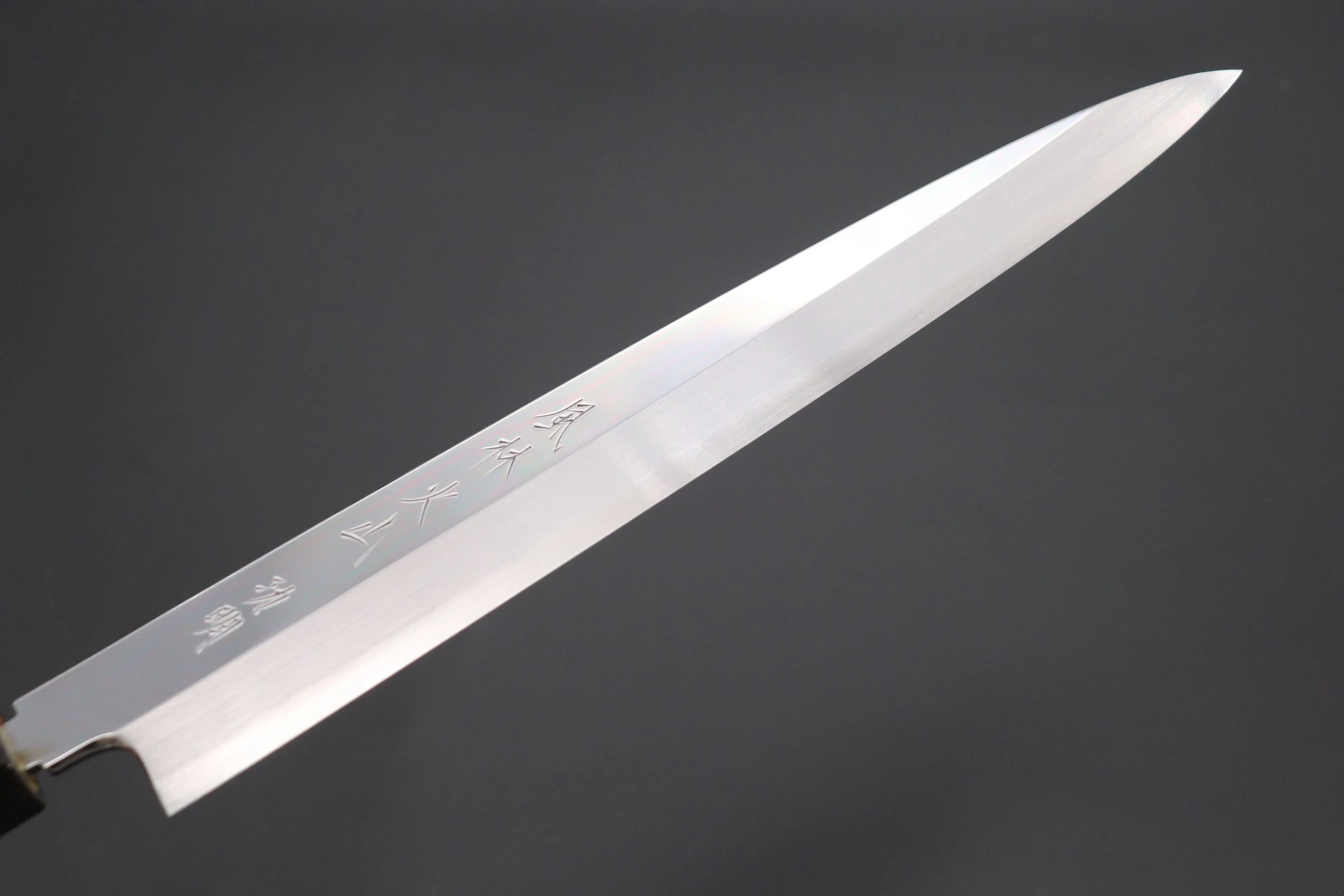 Fu-Rin-Ka-Zan Limited, Hon Kasumi Blue Steel No.1 Yanagiba 270mm (Perfectly Mirror Polished Blade, 10.6 Inch, FSO-68)